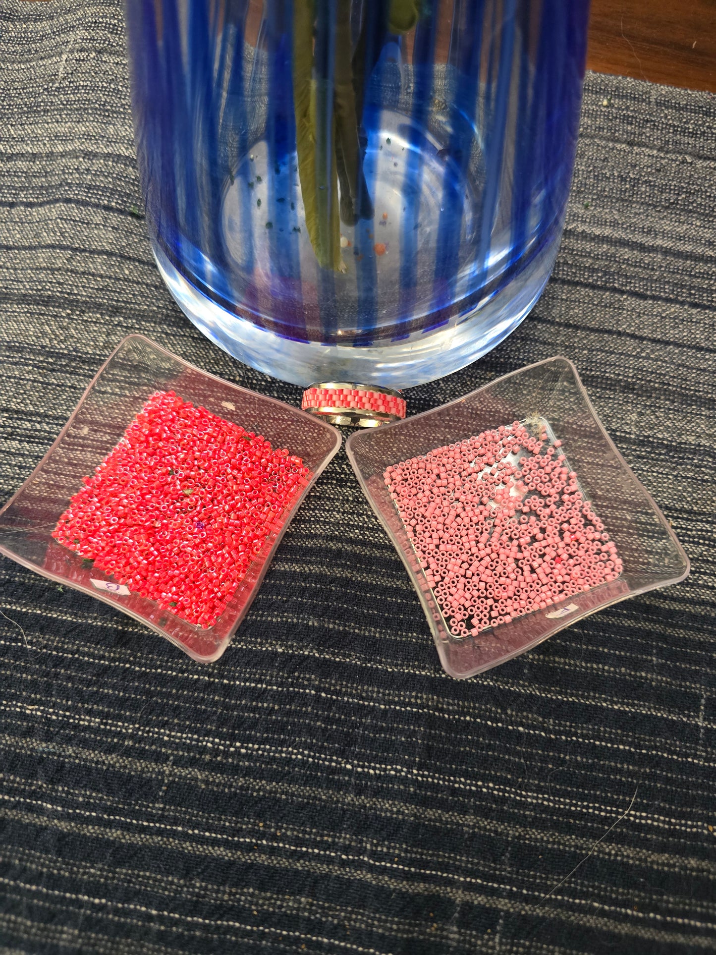 Silver and Beaded Ring