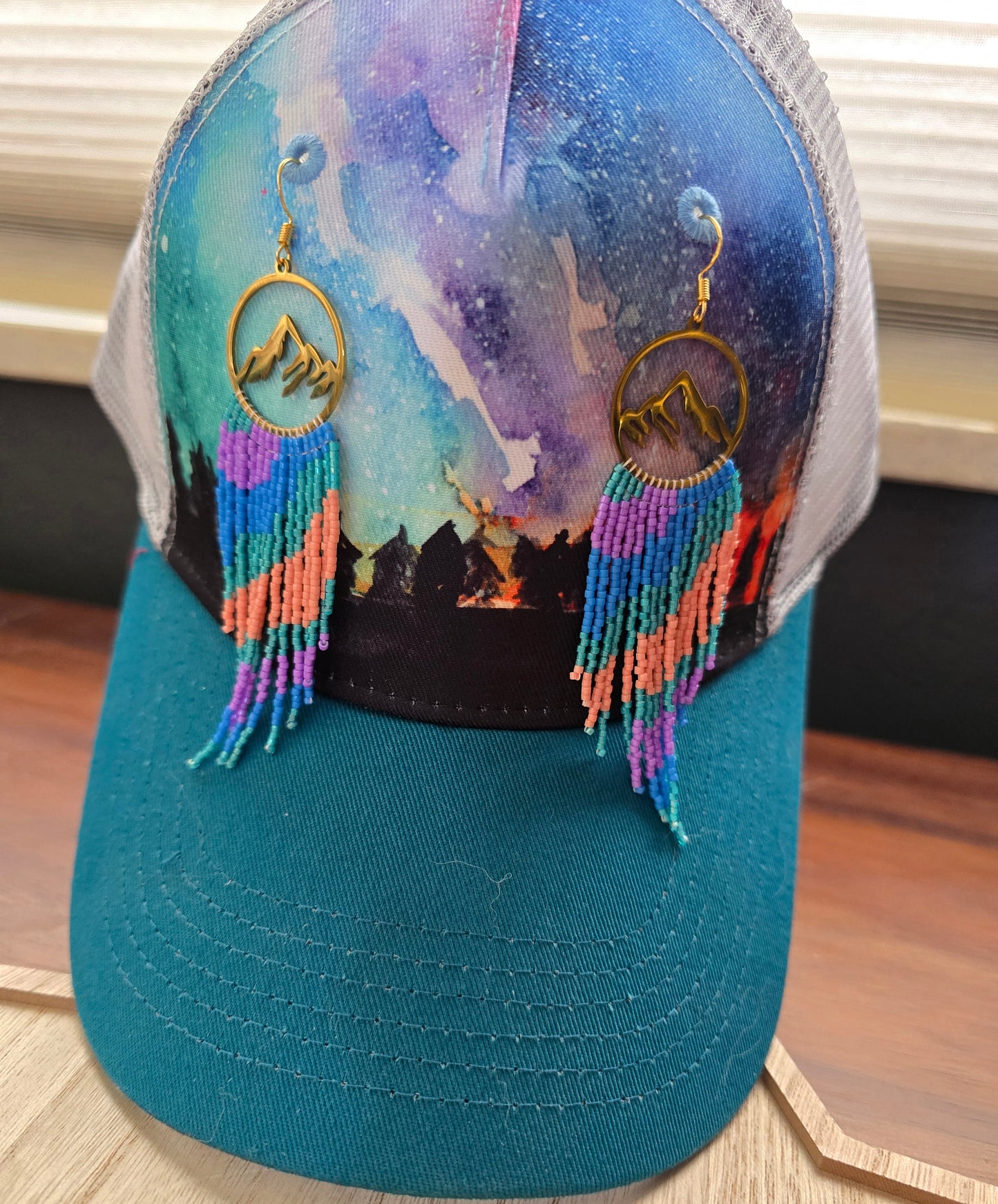 Mountain Cascade Fringe Earrings