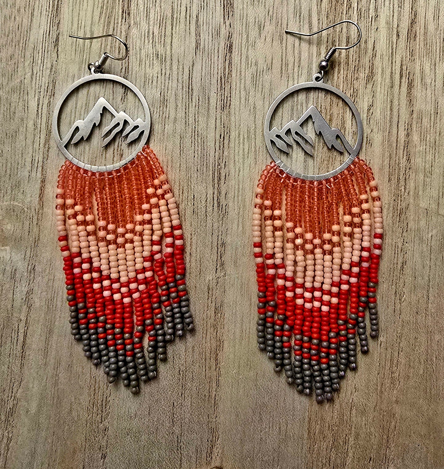 Summit Fringe Beaded Trucker Hat Brim