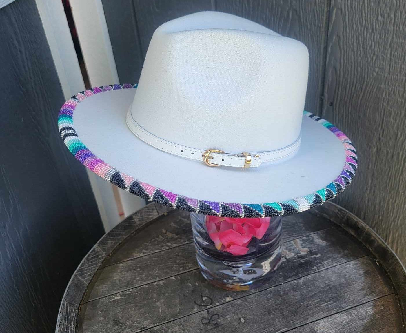 Beaded Brim Fedora