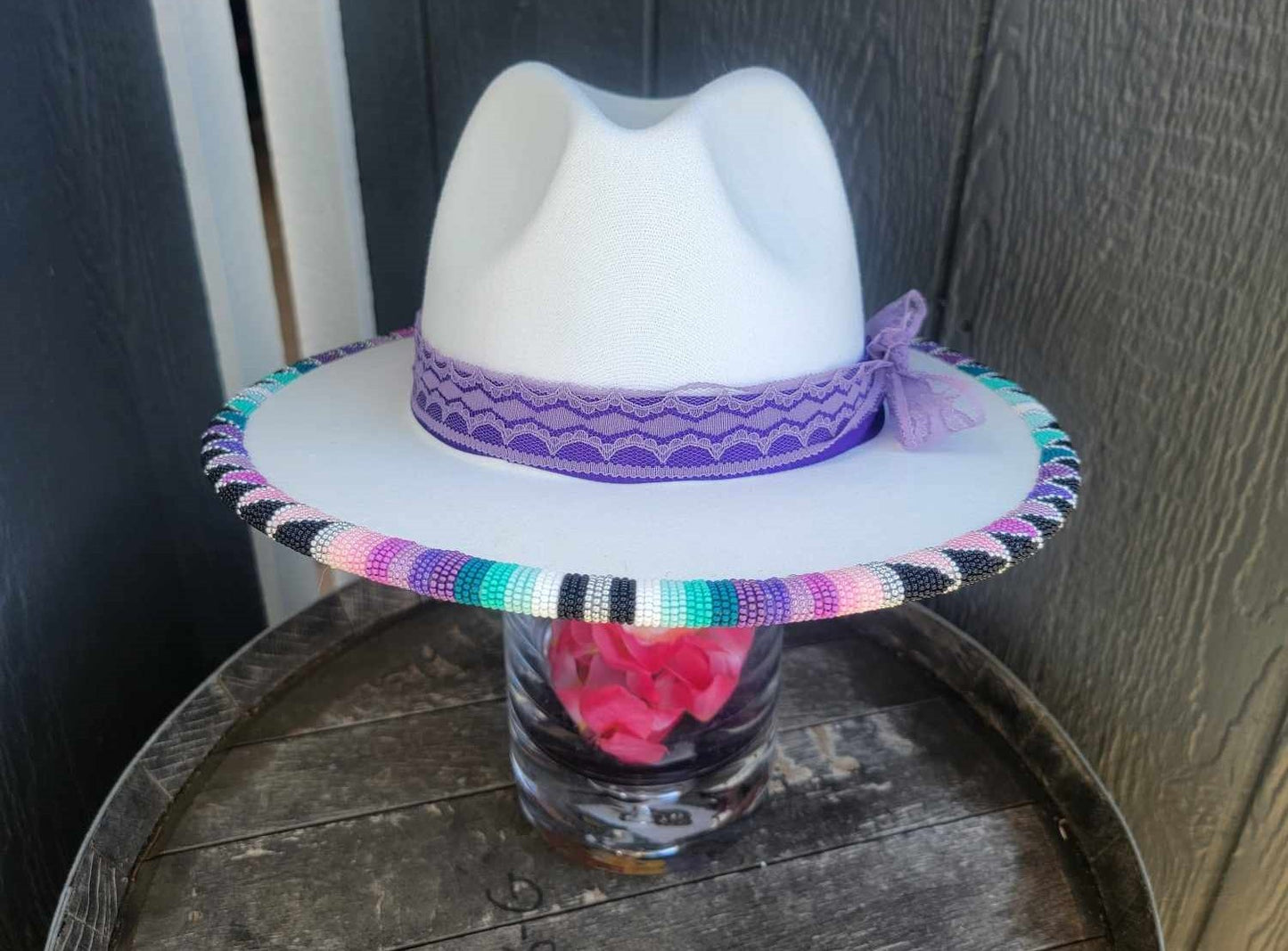 Beaded Brim Fedora