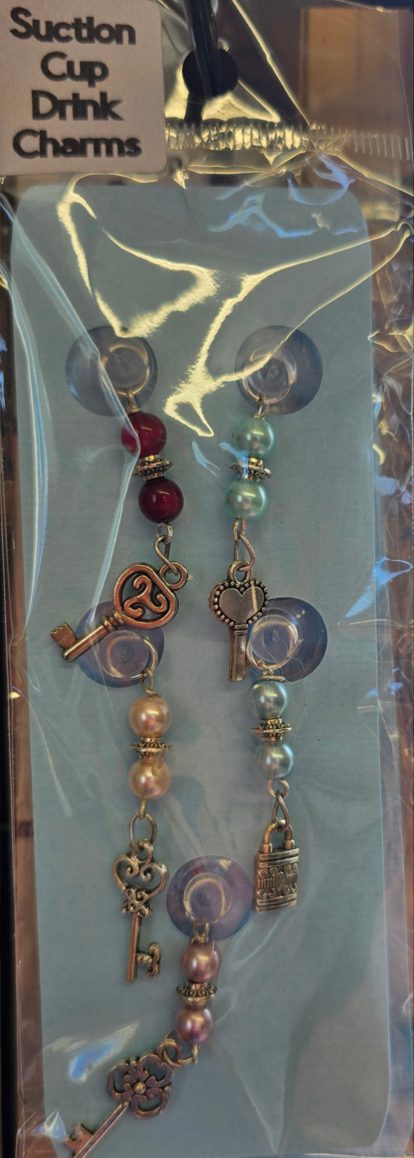 Suction Cup Glass Charms