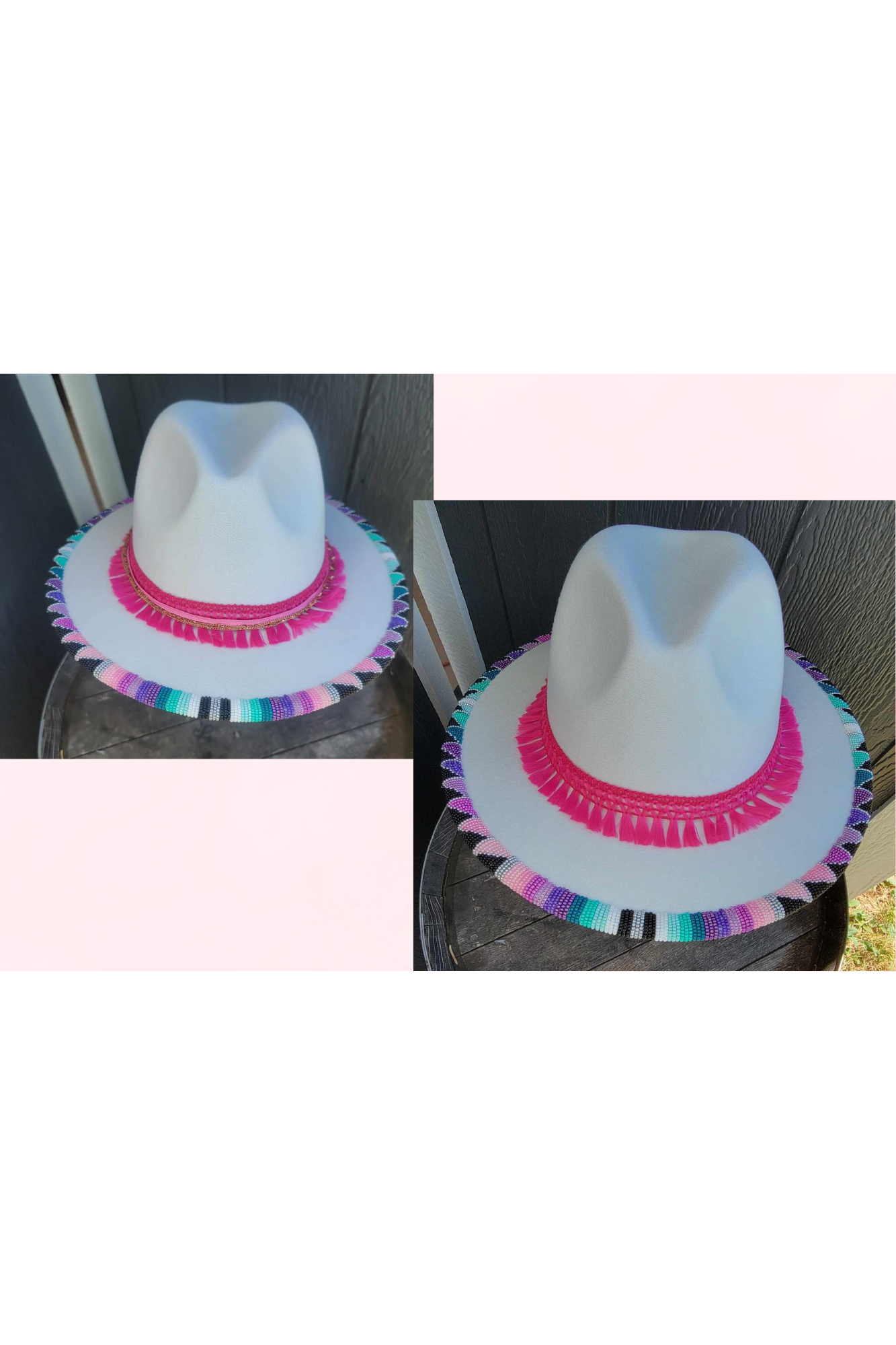 Beaded Brim Fedora