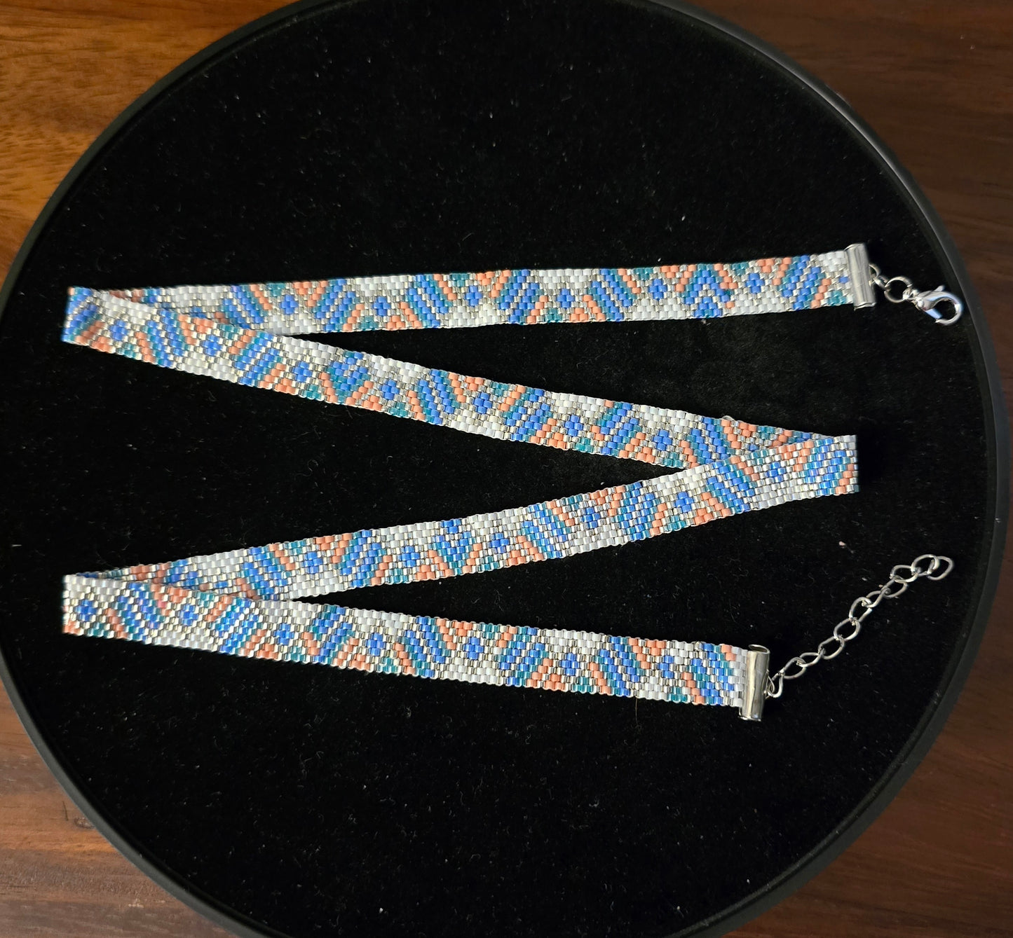 Sunset Geometry Hat Band