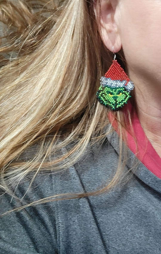 Beaded Grinchmas
