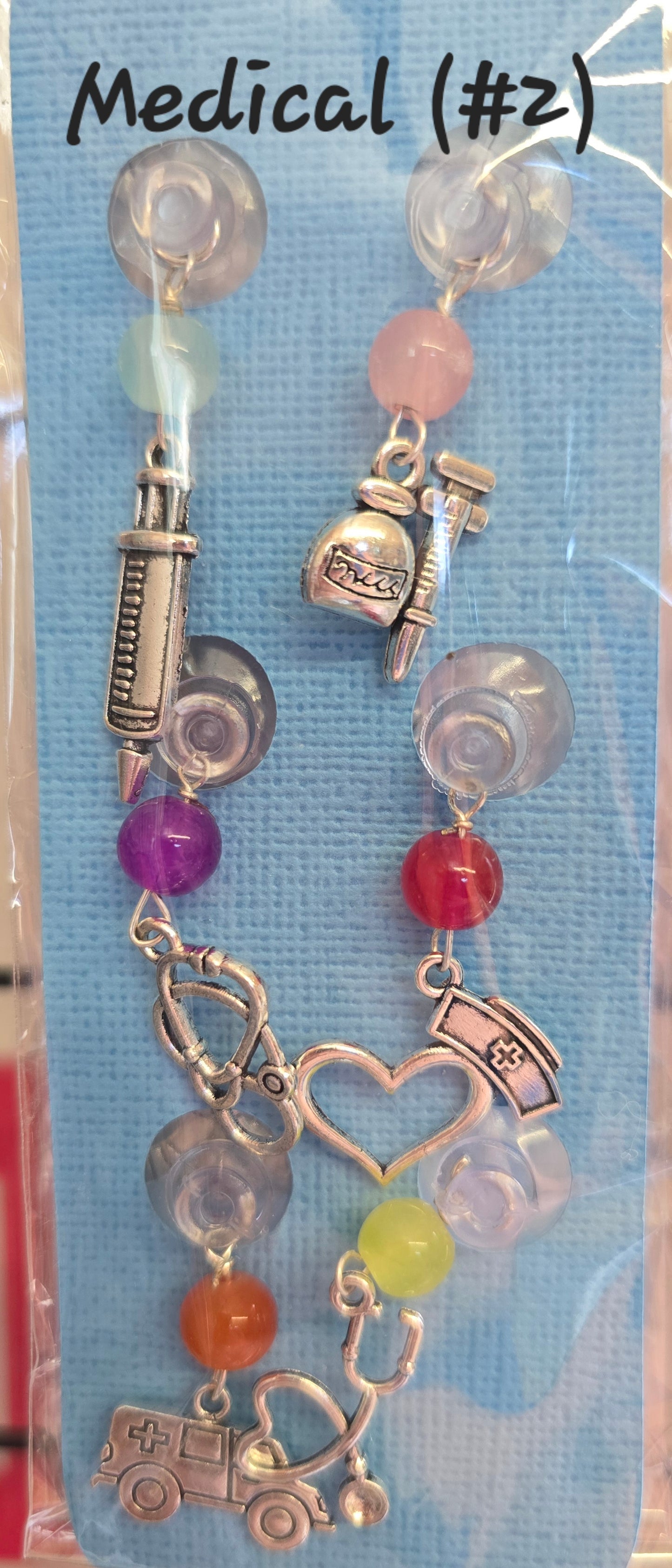 Suction Cup Glass Charms