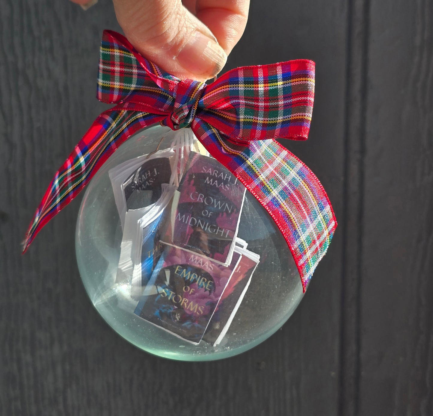 Library Globe Ornament