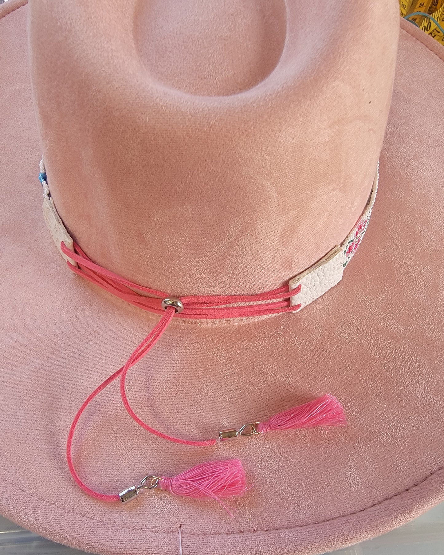 Hand Beaded Hat Band