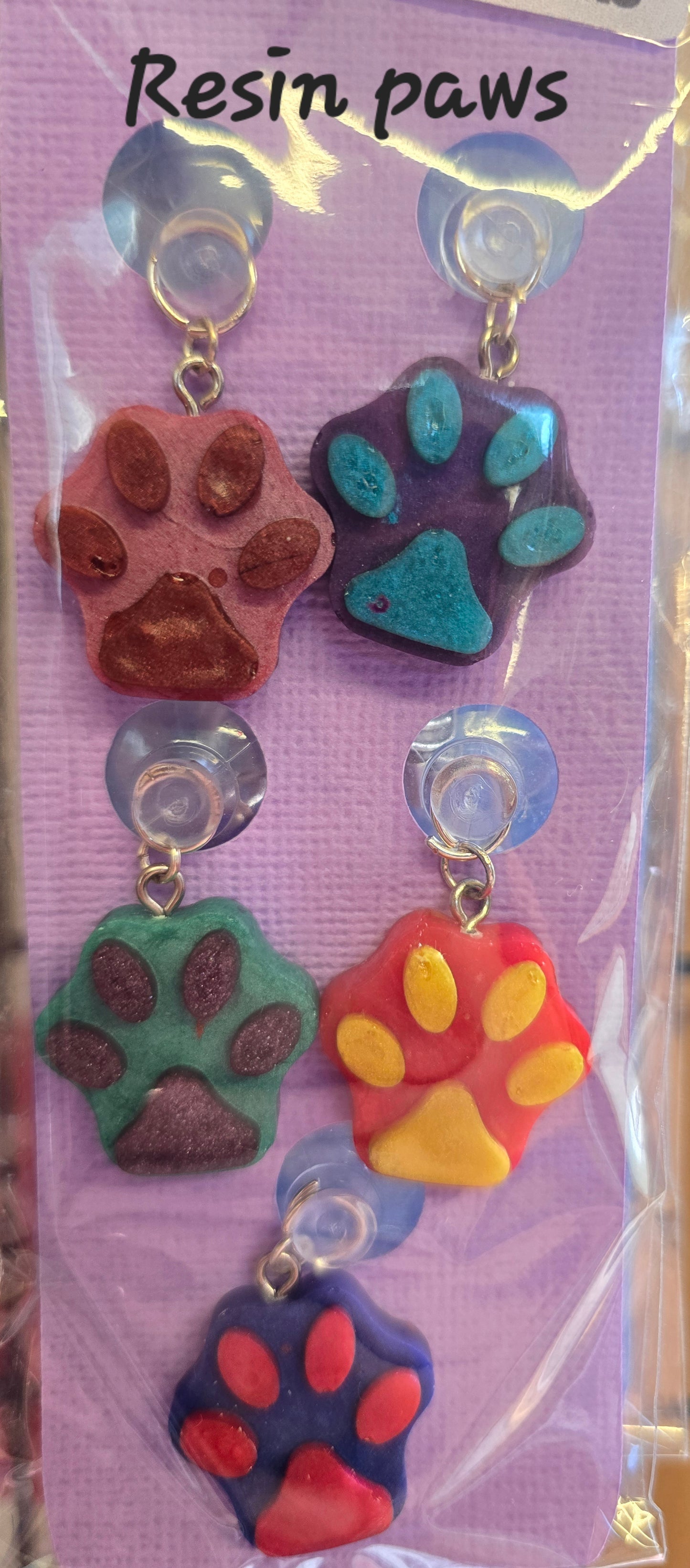 Suction Cup Glass Charms