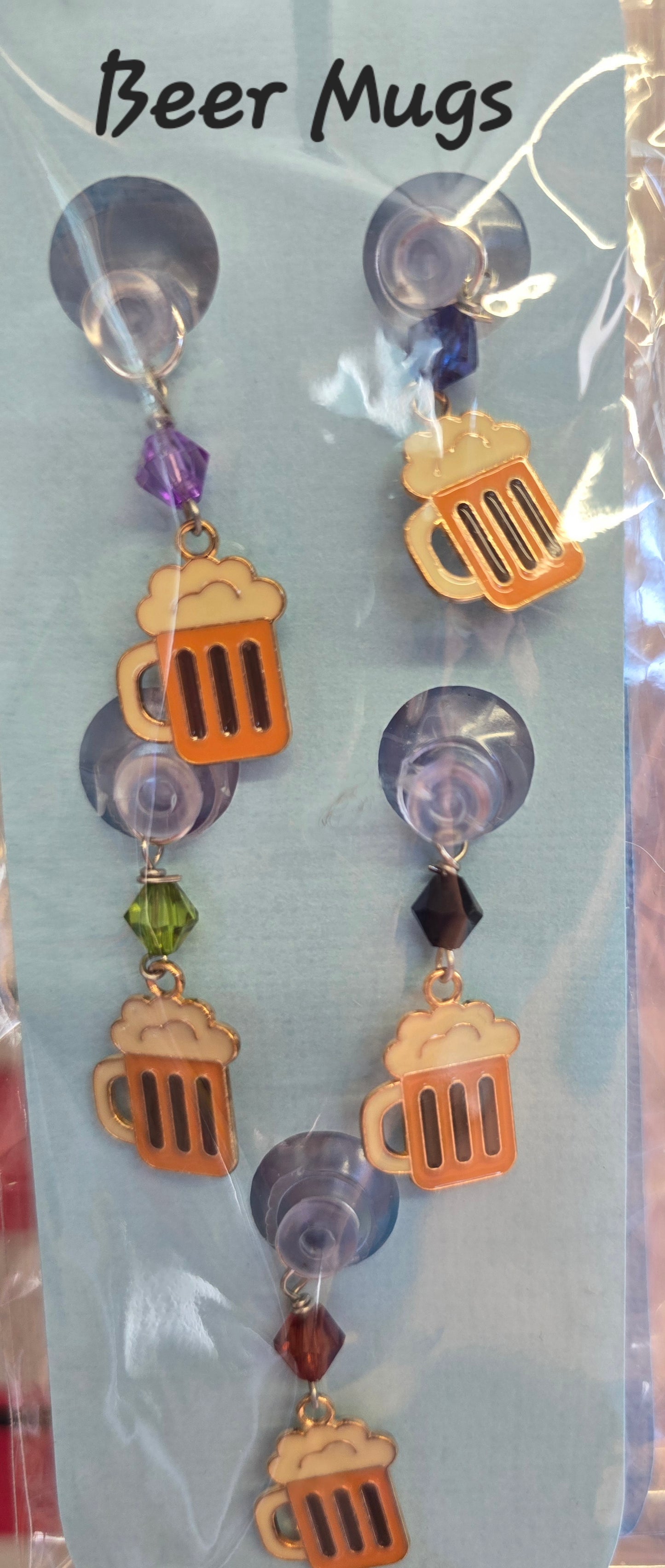 Suction Cup Glass Charms