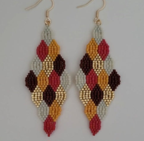 Sead beaded Earrings