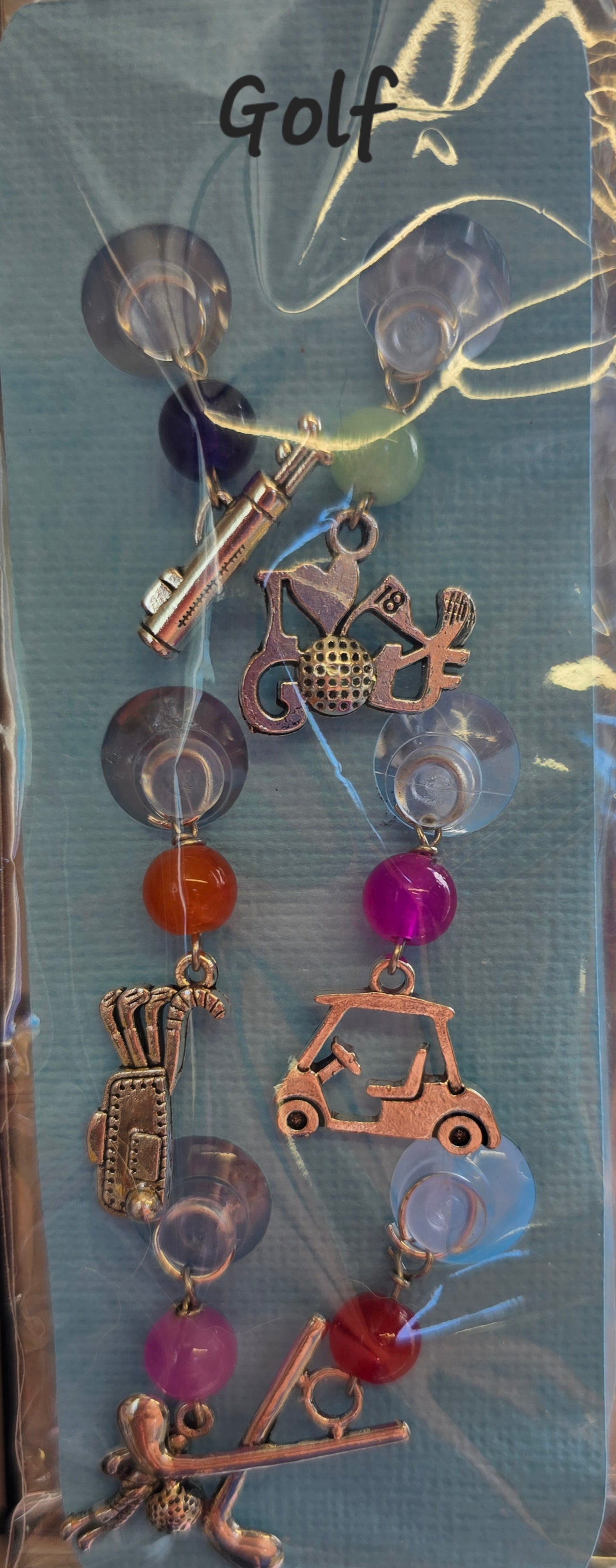 Suction Cup Glass Charms