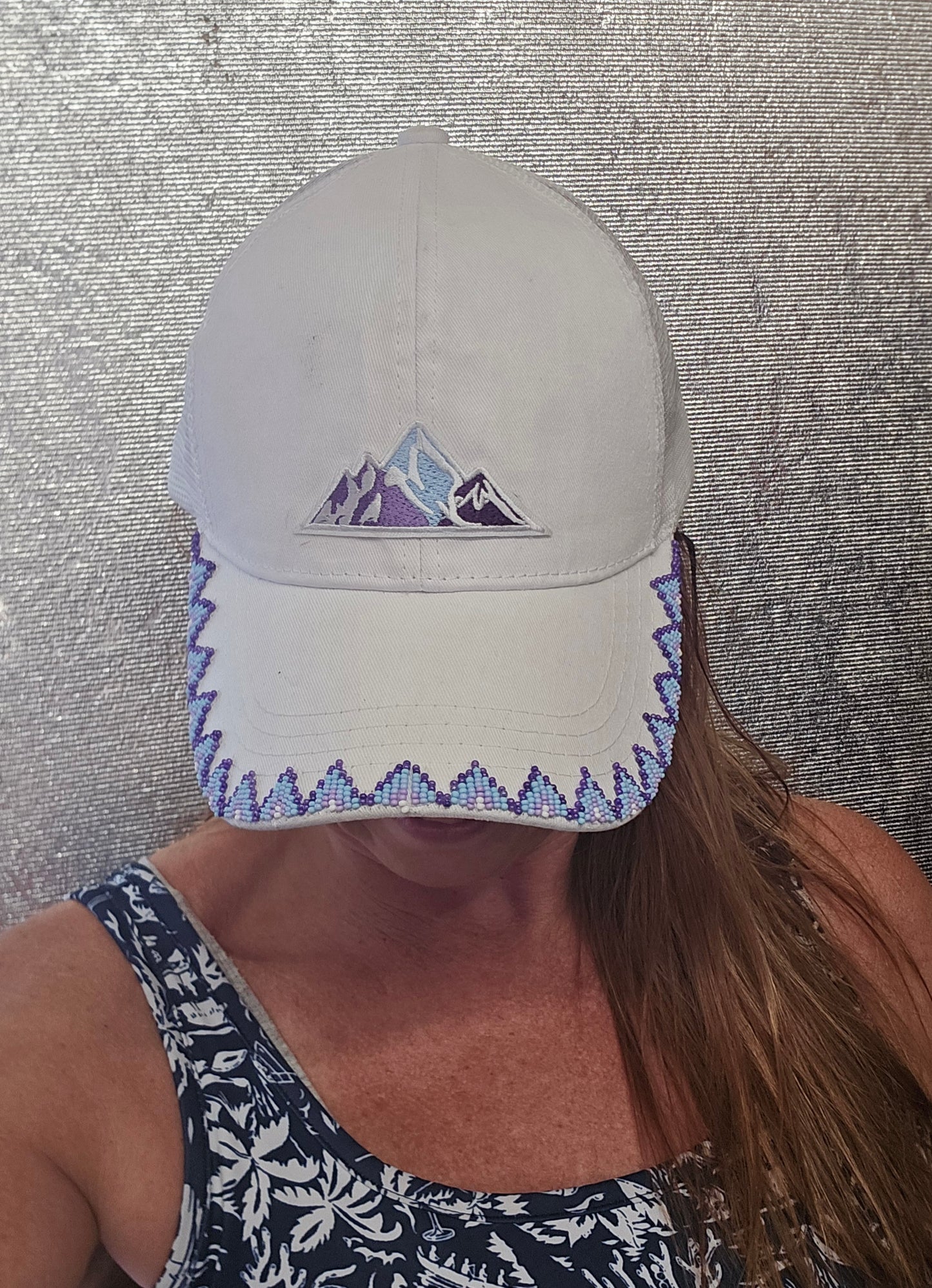 Purple Haze Mountain Beaded Brim