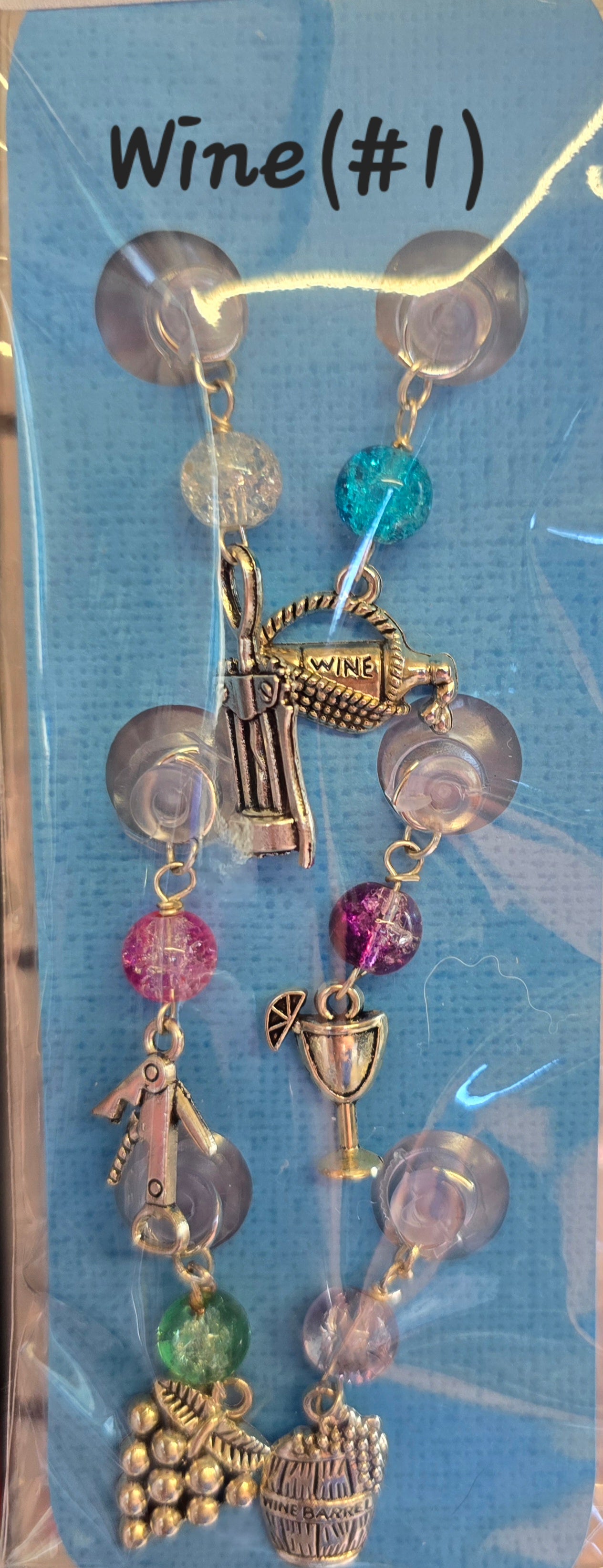 Suction Cup Glass Charms