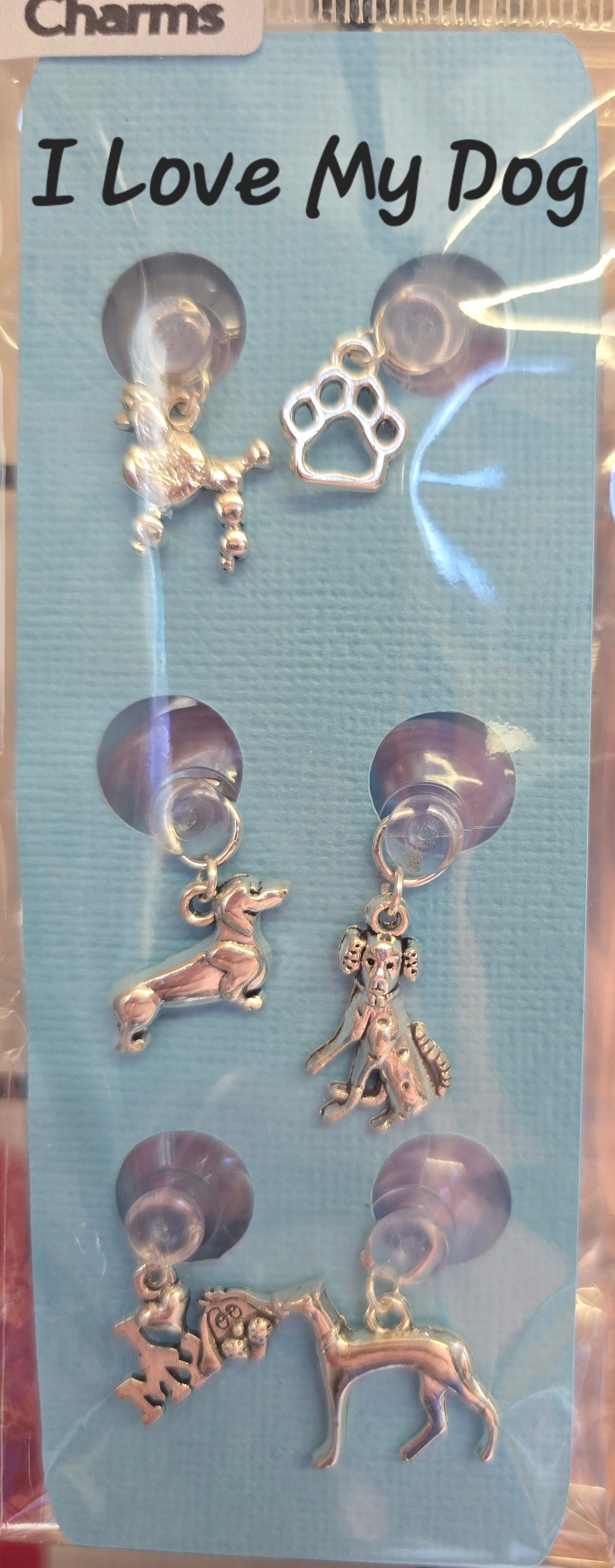 Suction Cup Glass Charms