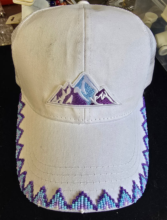 Purple Haze Mountain Beaded Brim