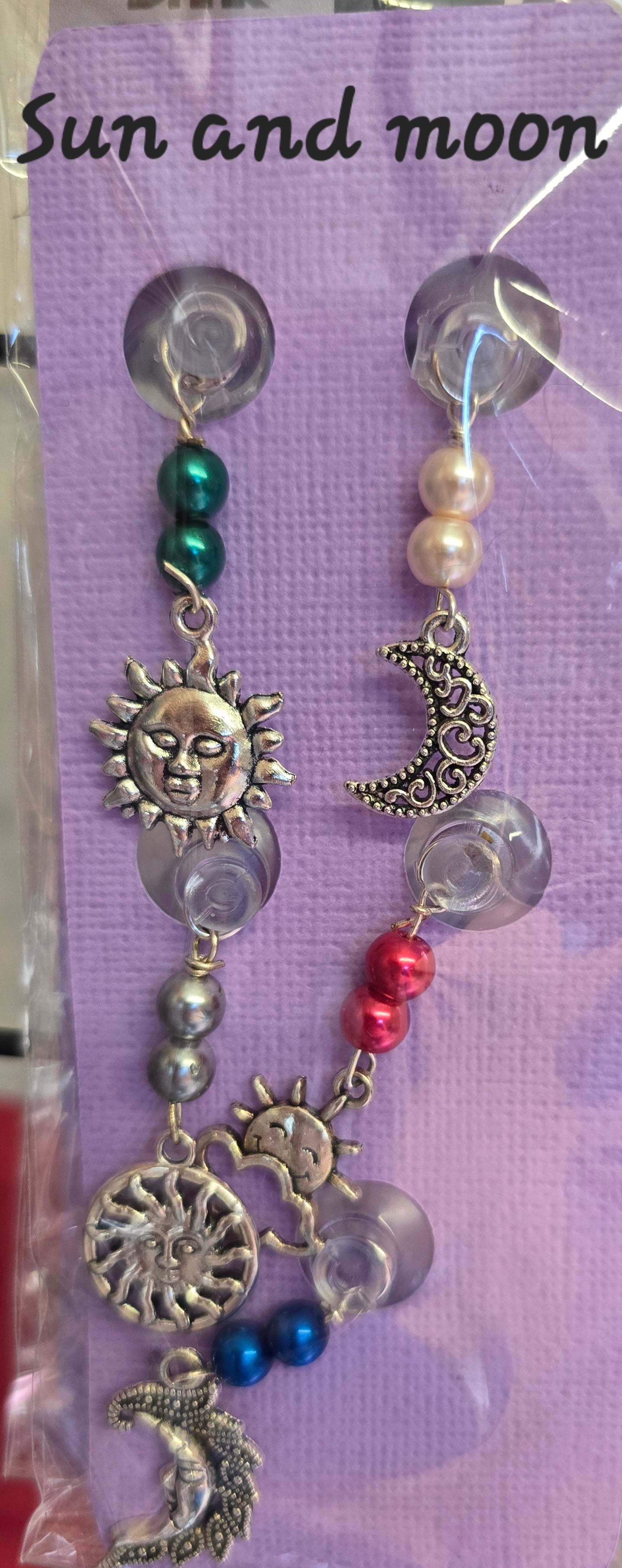 Suction Cup Glass Charms