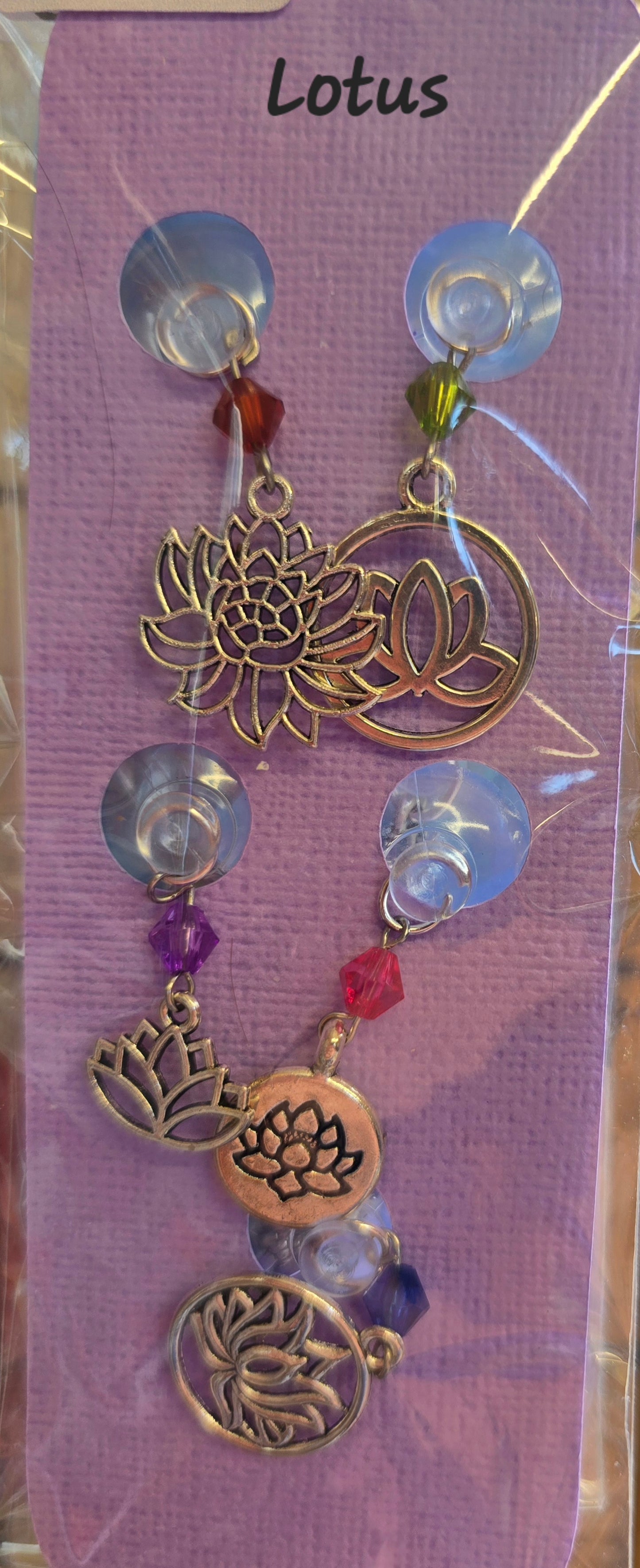 Suction Cup Glass Charms