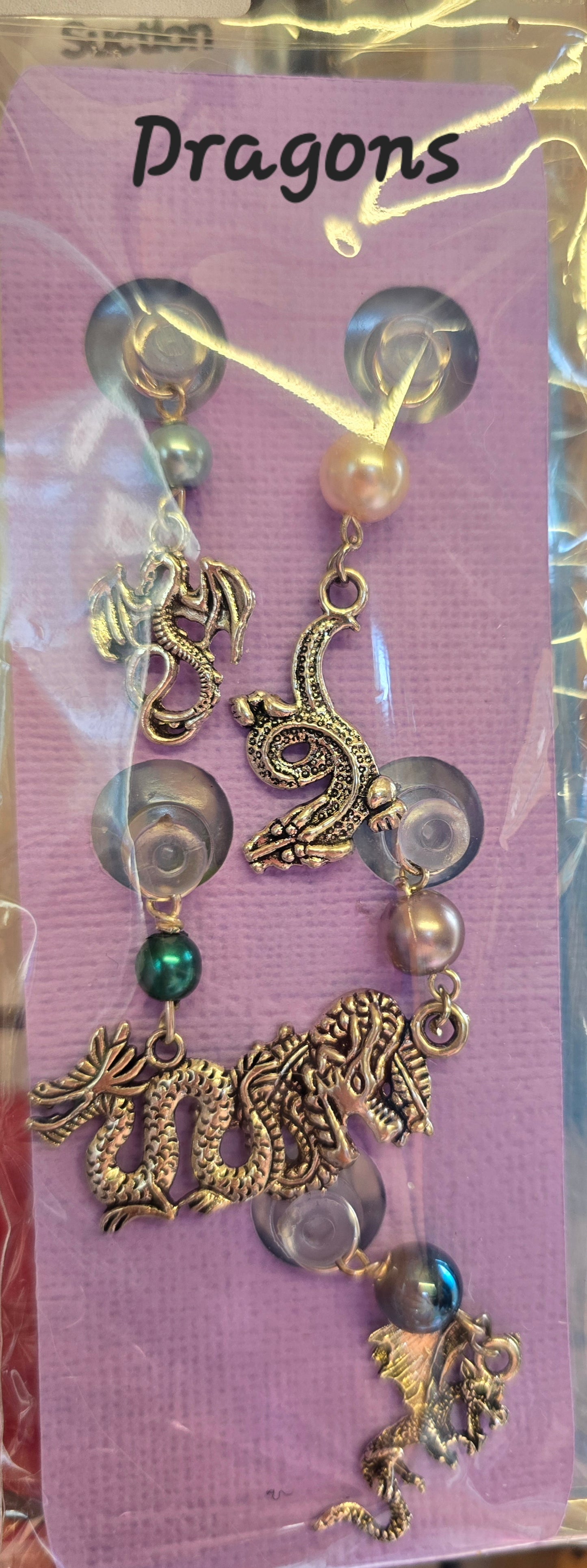 Suction Cup Glass Charms