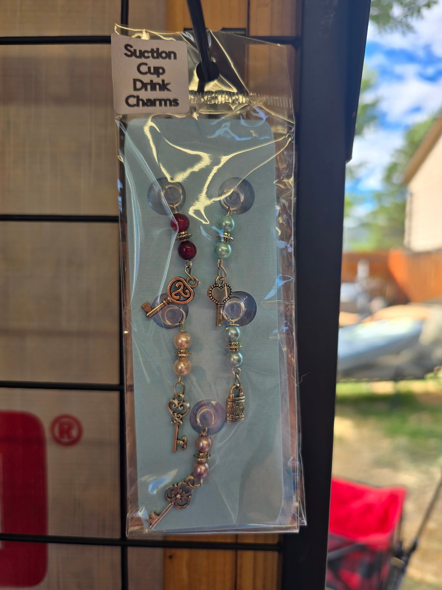 Suction Cup Glass Charms