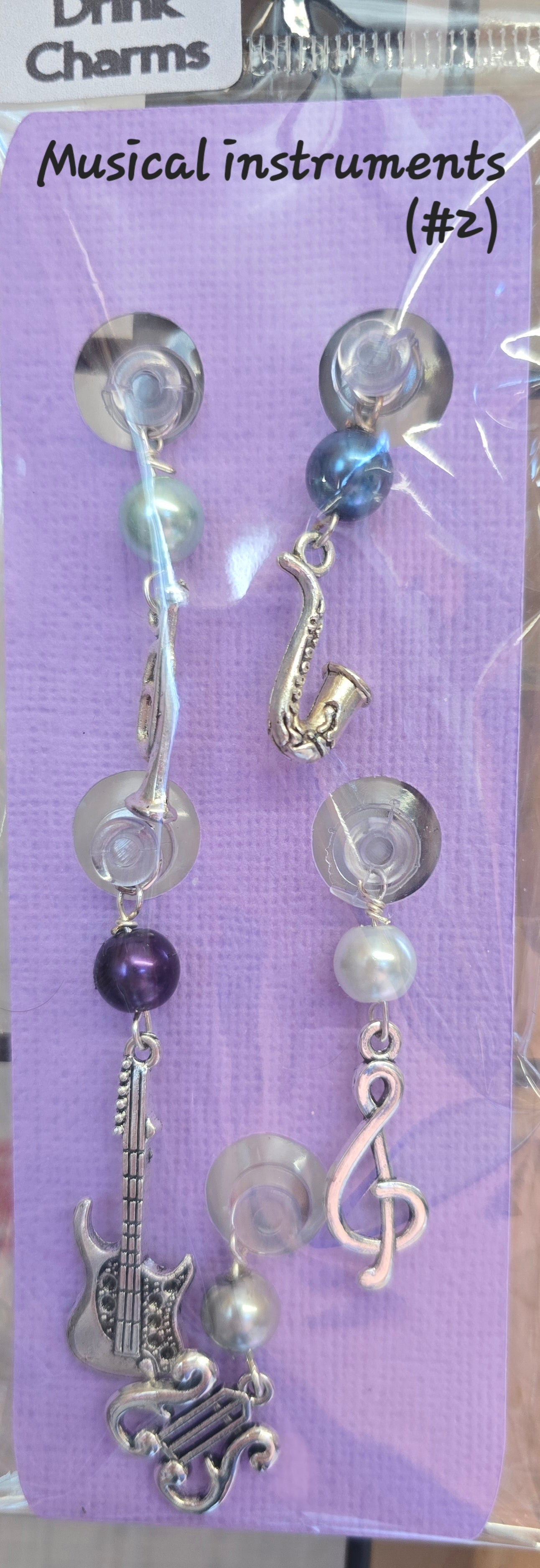 Suction Cup Glass Charms