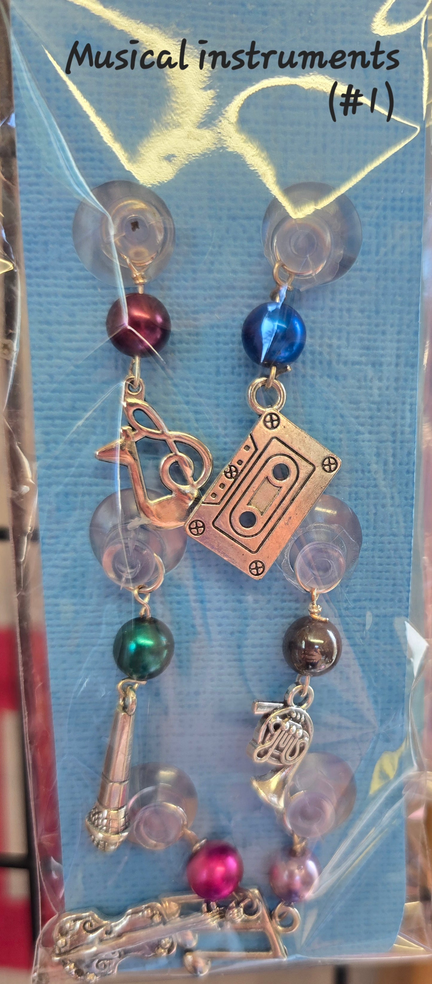 Suction Cup Glass Charms